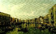 Canaletto, vy over canal grande i venedig